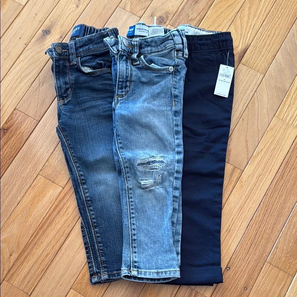 Stylish Kids Denim Jeans Set - Blue